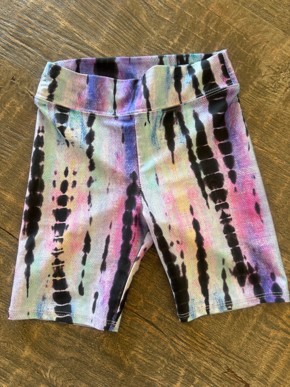 PixieLane Kids Tie-Dye Bike Shorts - Multicolor